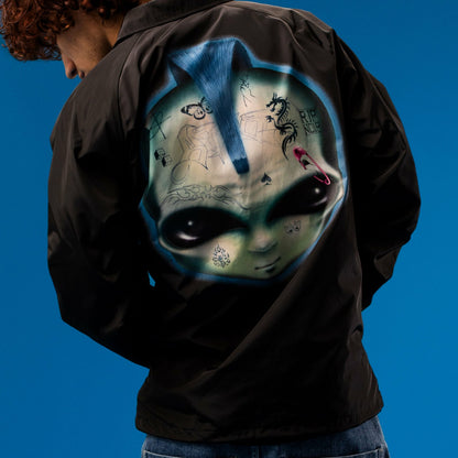 Squabble Up Coach Jacket (Black) - Ripndip