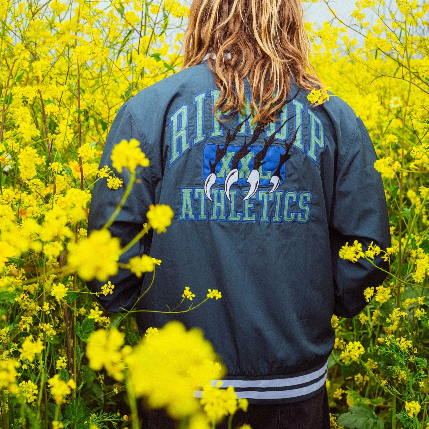 Ripndip Athletics Stadium Jacket (Navy) - Ripndip