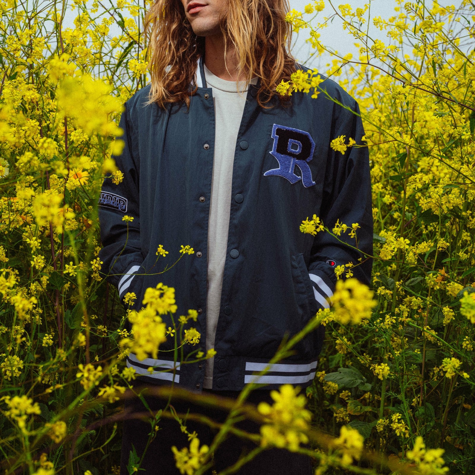 Ripndip Athletics Stadium Jacket (Navy) - Ripndip