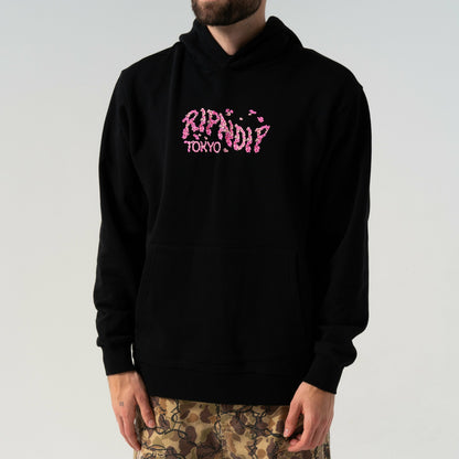 Cherry Blossom Hoodie (Black) - Ripndip