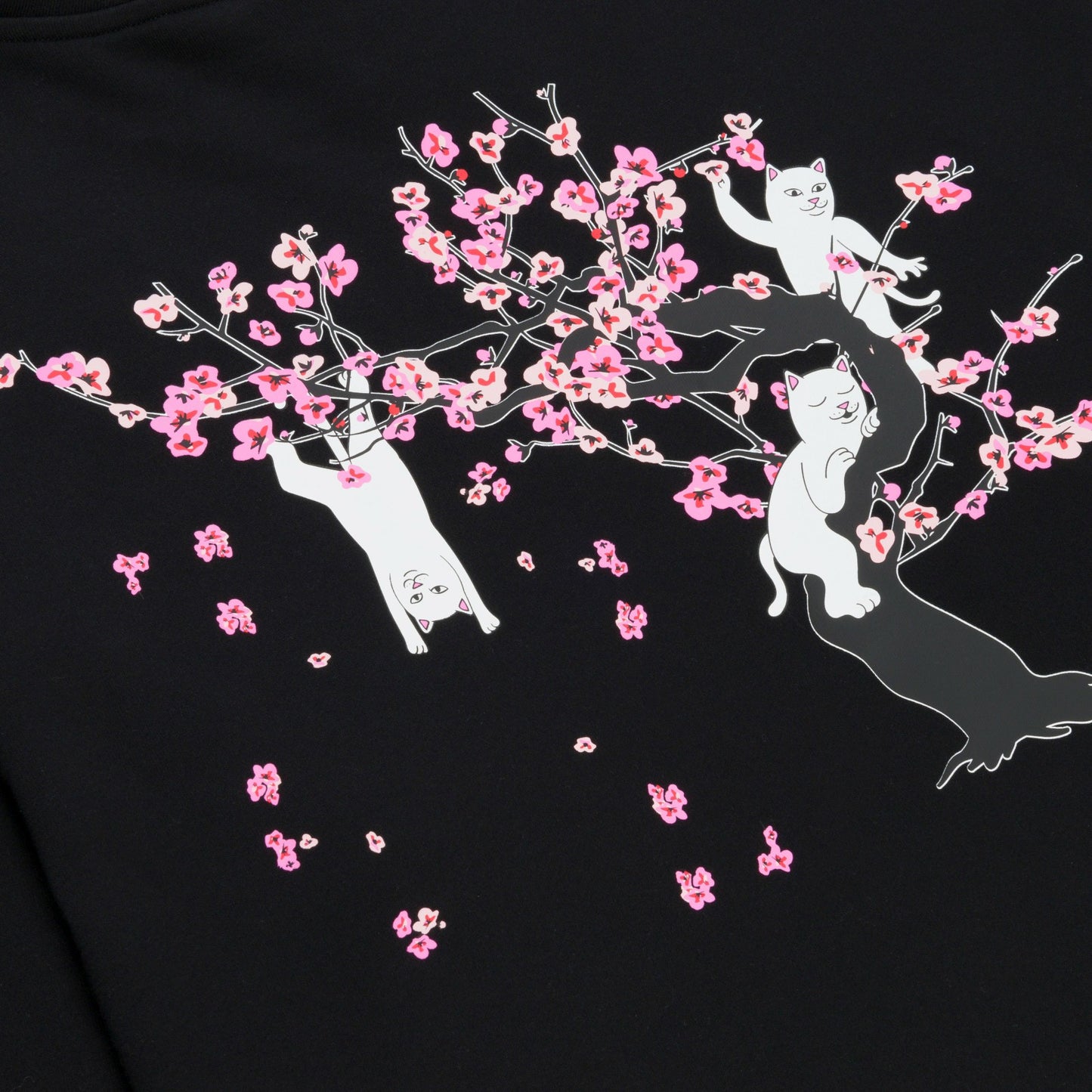 Cherry Blossom Hoodie (Black) - Ripndip