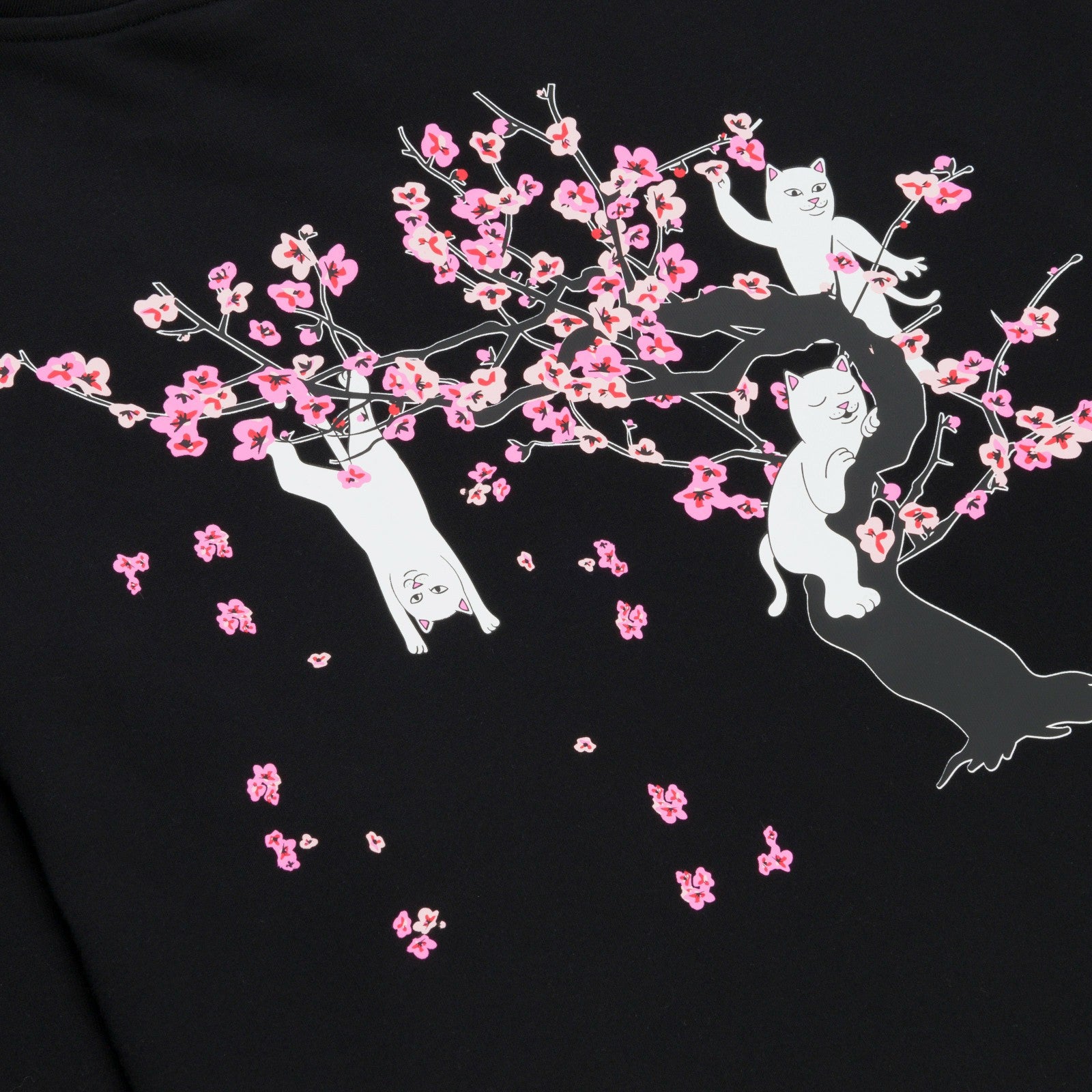 Cherry Blossom Hoodie (Black) - Ripndip