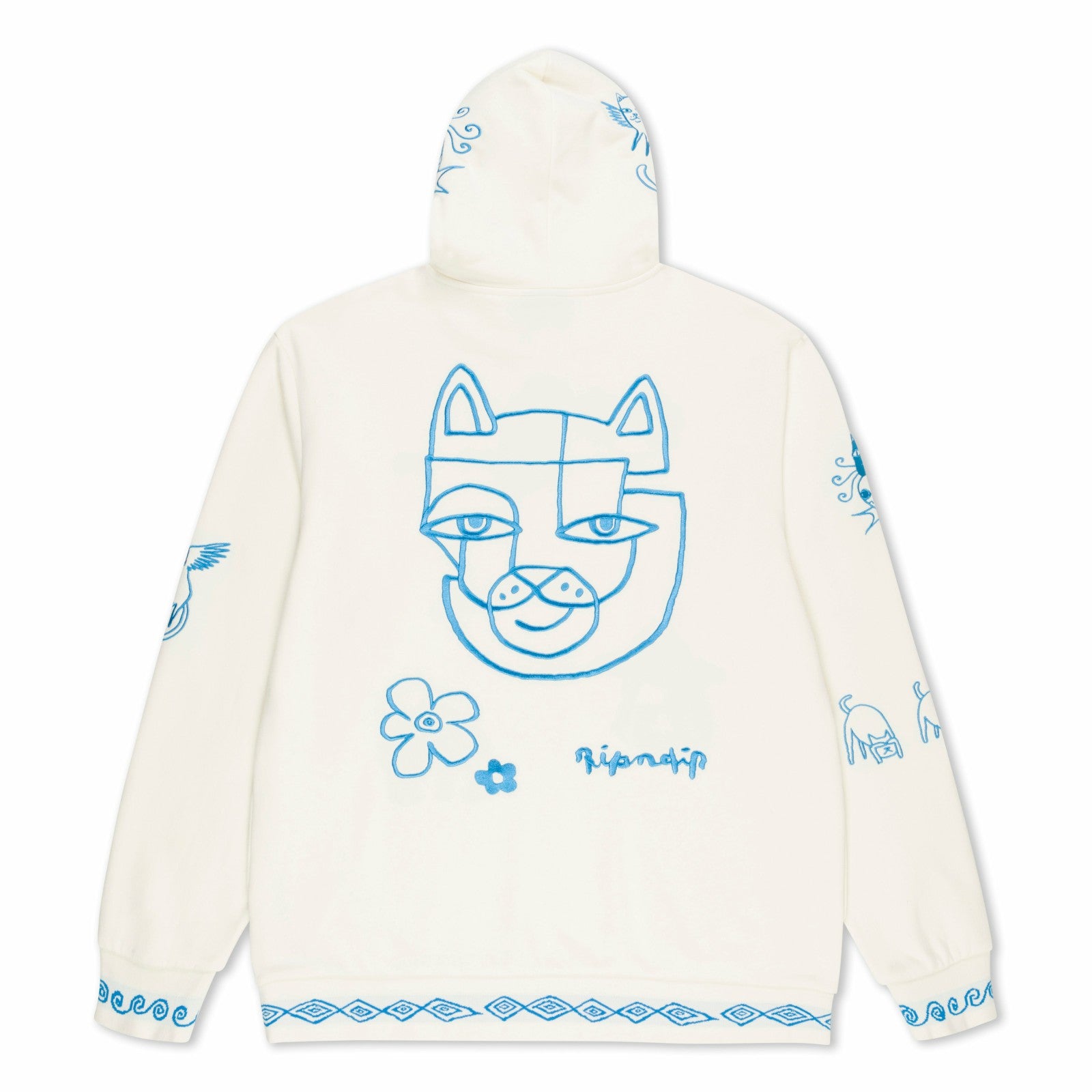 Blonded Hoodie (Off White) - Ripndip
