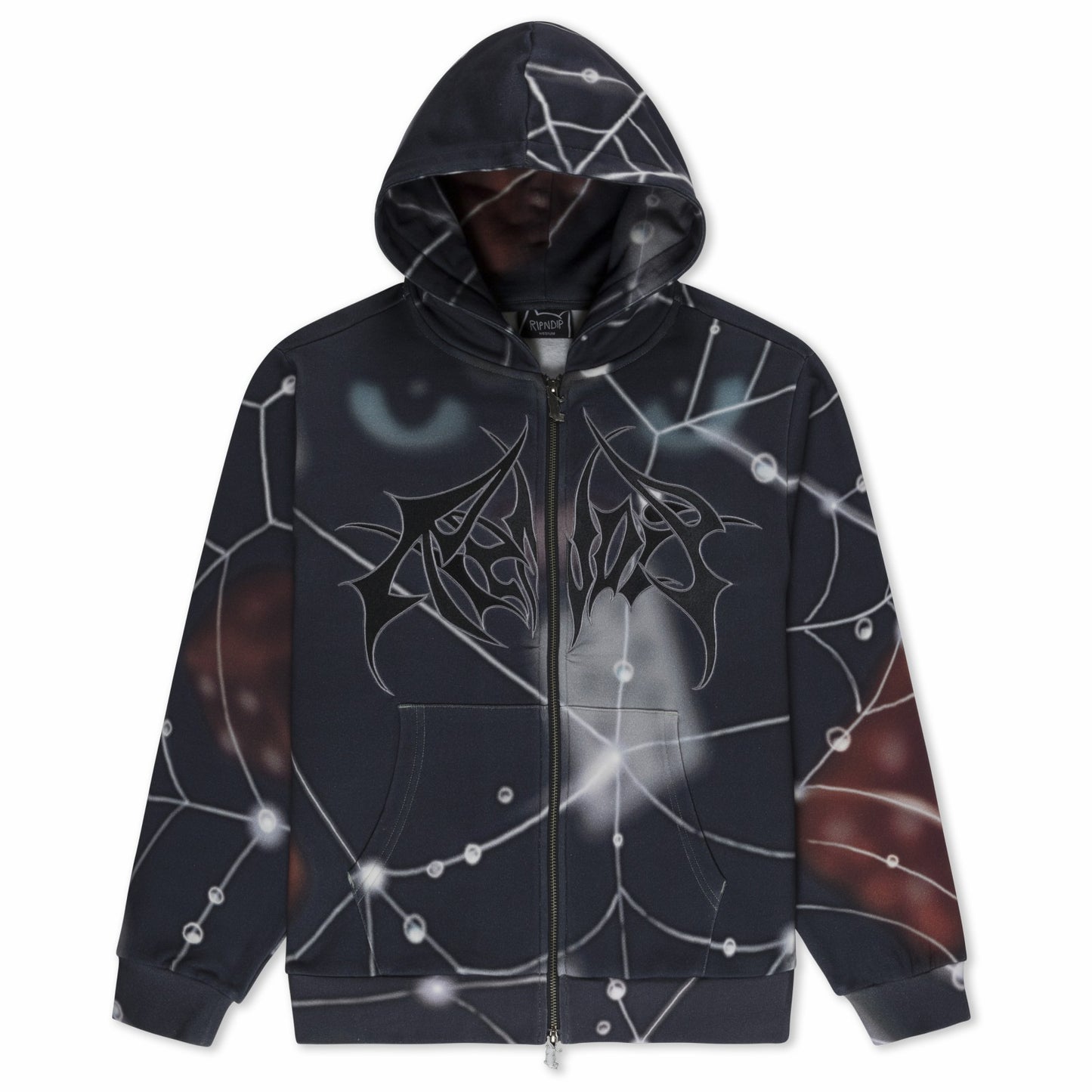 Redemption Zip Up Hoodie (Black Multi) - Ripndip