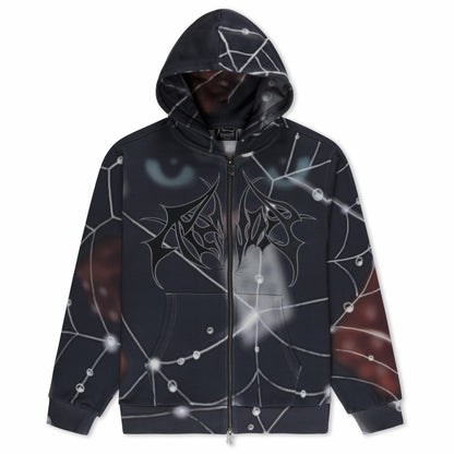 Redemption Zip Up Hoodie (Black Multi) - Ripndip