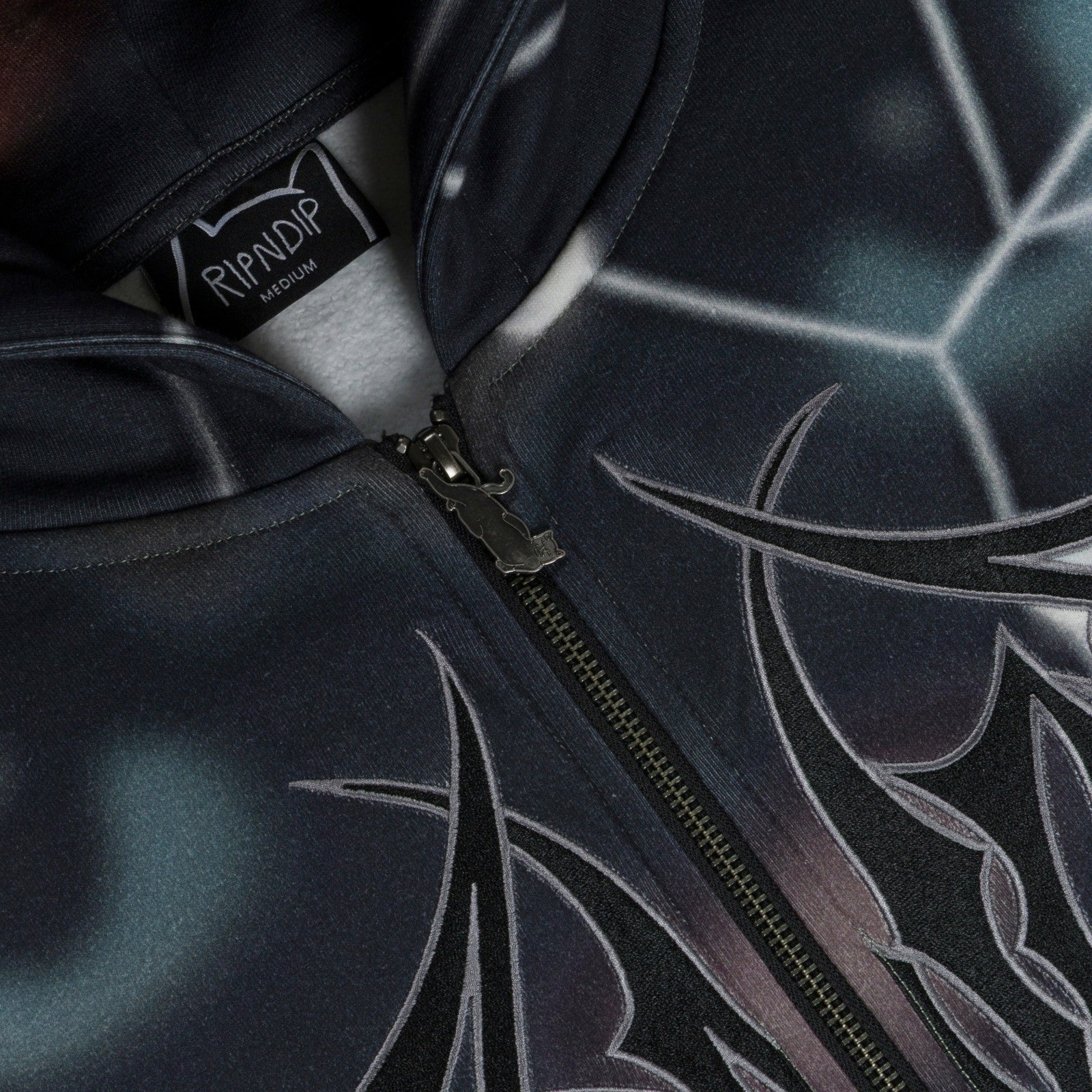 Redemption Zip Up Hoodie (Black Multi) - Ripndip