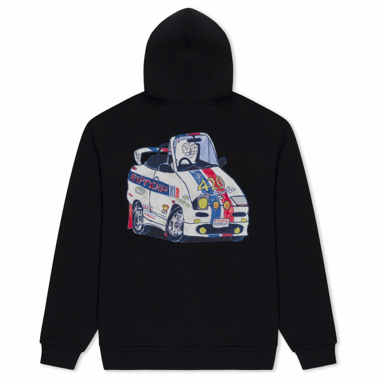 420 MPH Hoodie (Black) - Ripndip