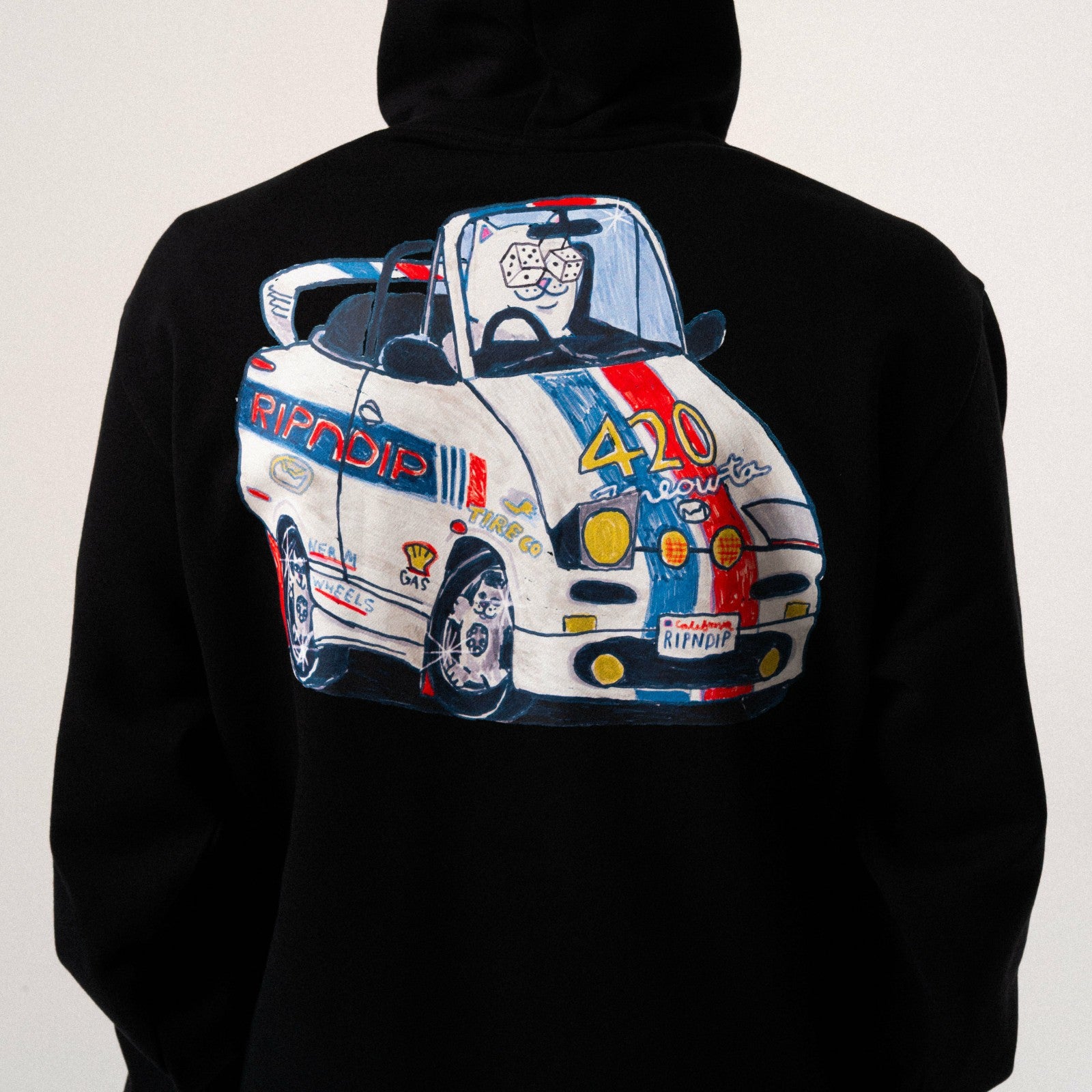 420 MPH Hoodie (Black) - Ripndip