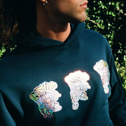Robo Samurai Hoodie (Navy) - Ripndip