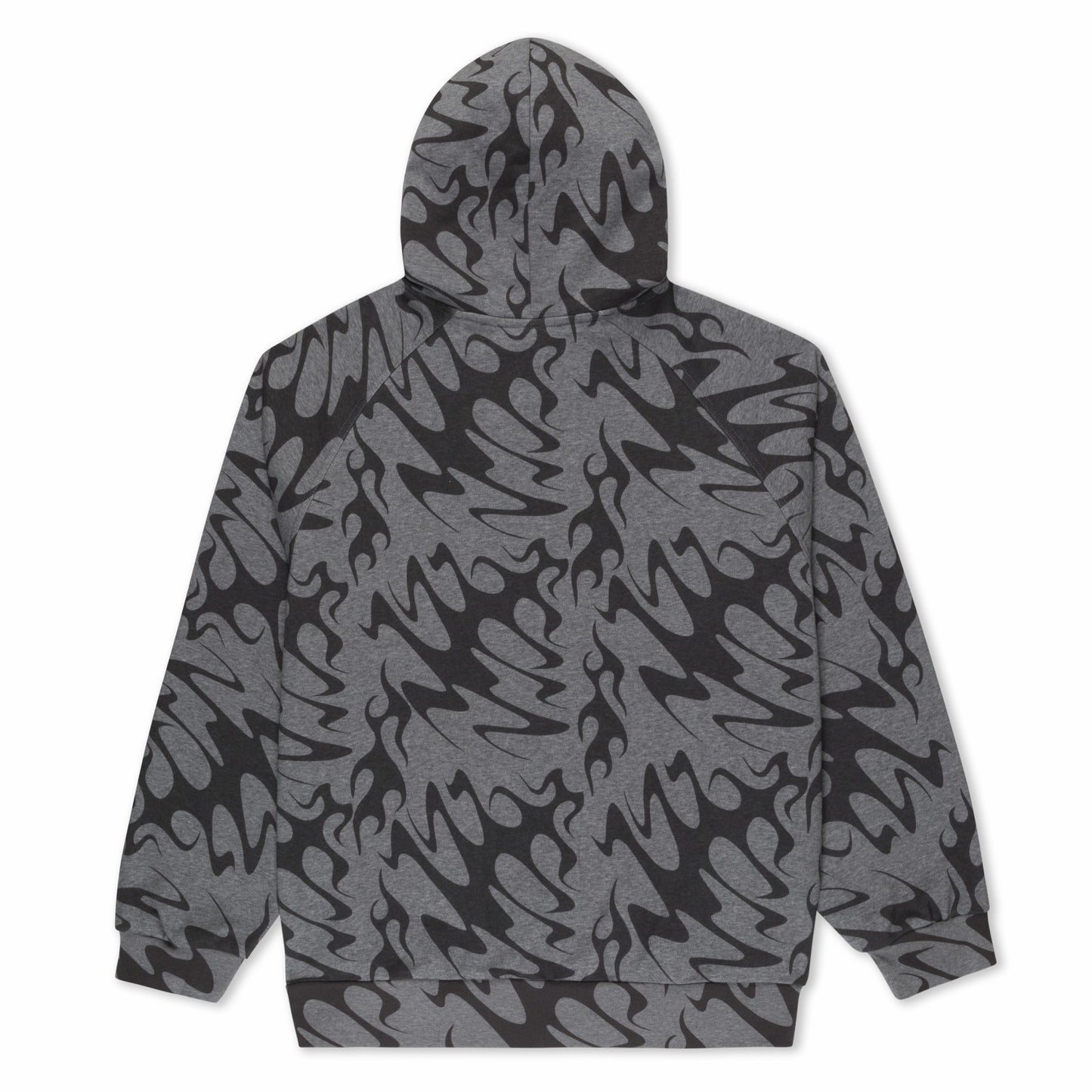 Lakai + Ripndip Flame Zip Up Hoodie (Gray) - Ripndip