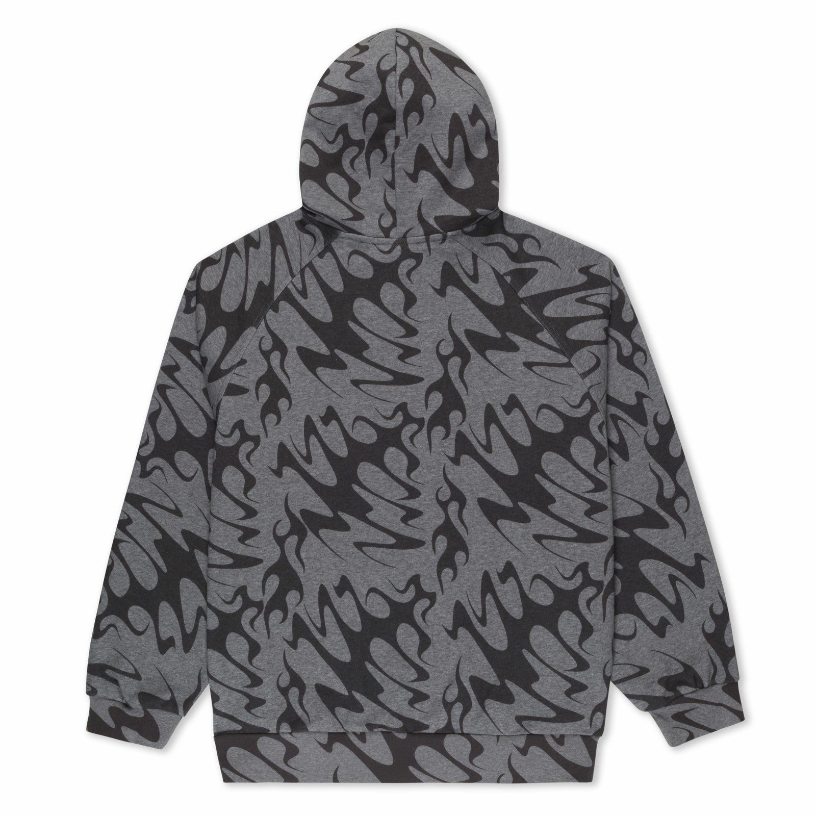 Lakai + Ripndip Flame Zip Up Hoodie (Gray) - Ripndip