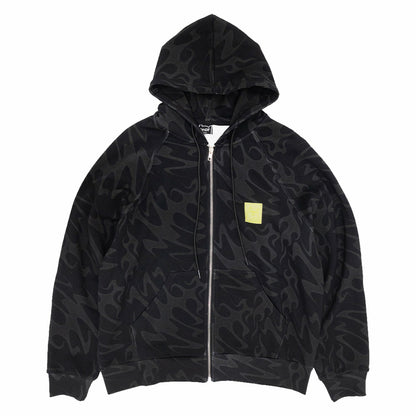 Lakai X Ripndip Flame Zip Up Hoodie (Dark Gray) - Ripndip