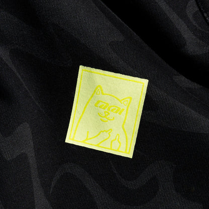 Lakai X Ripndip Flame Zip Up Hoodie (Dark Gray) - Ripndip
