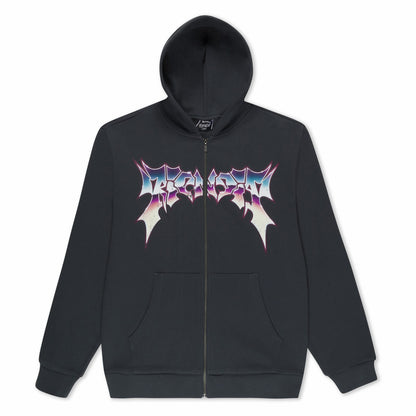 Noid Zip Hoodie (Dark Charcoal) - Ripndip