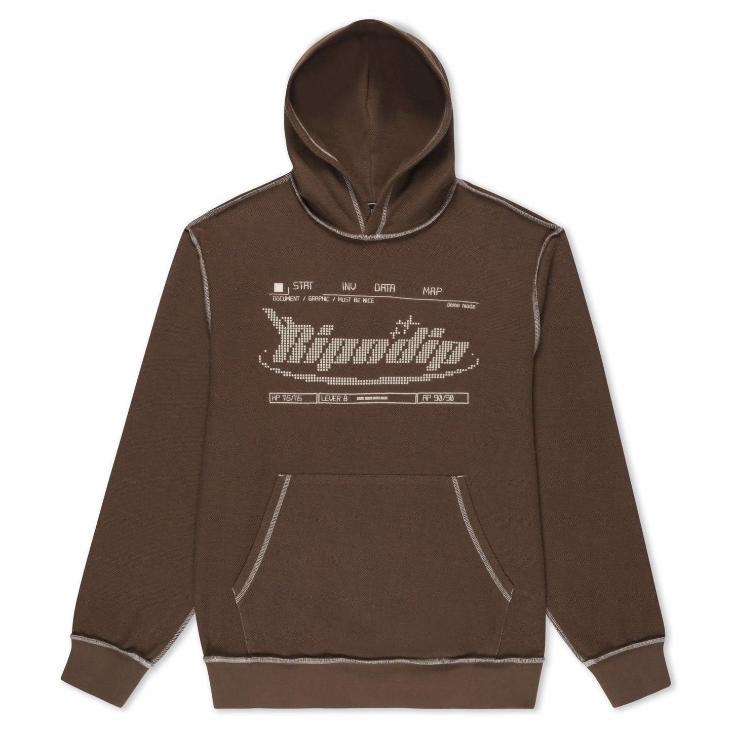 Overdrive Hoodie (Brown) - Ripndip