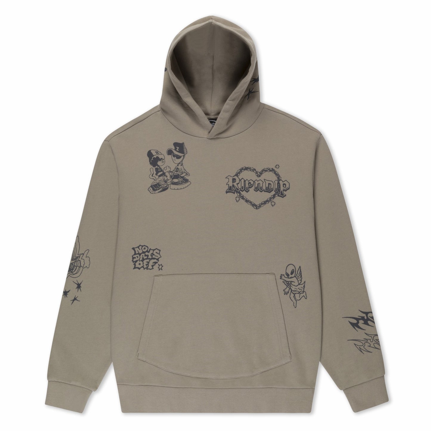 Westside Hoodie (Dark Sand) - Ripndip