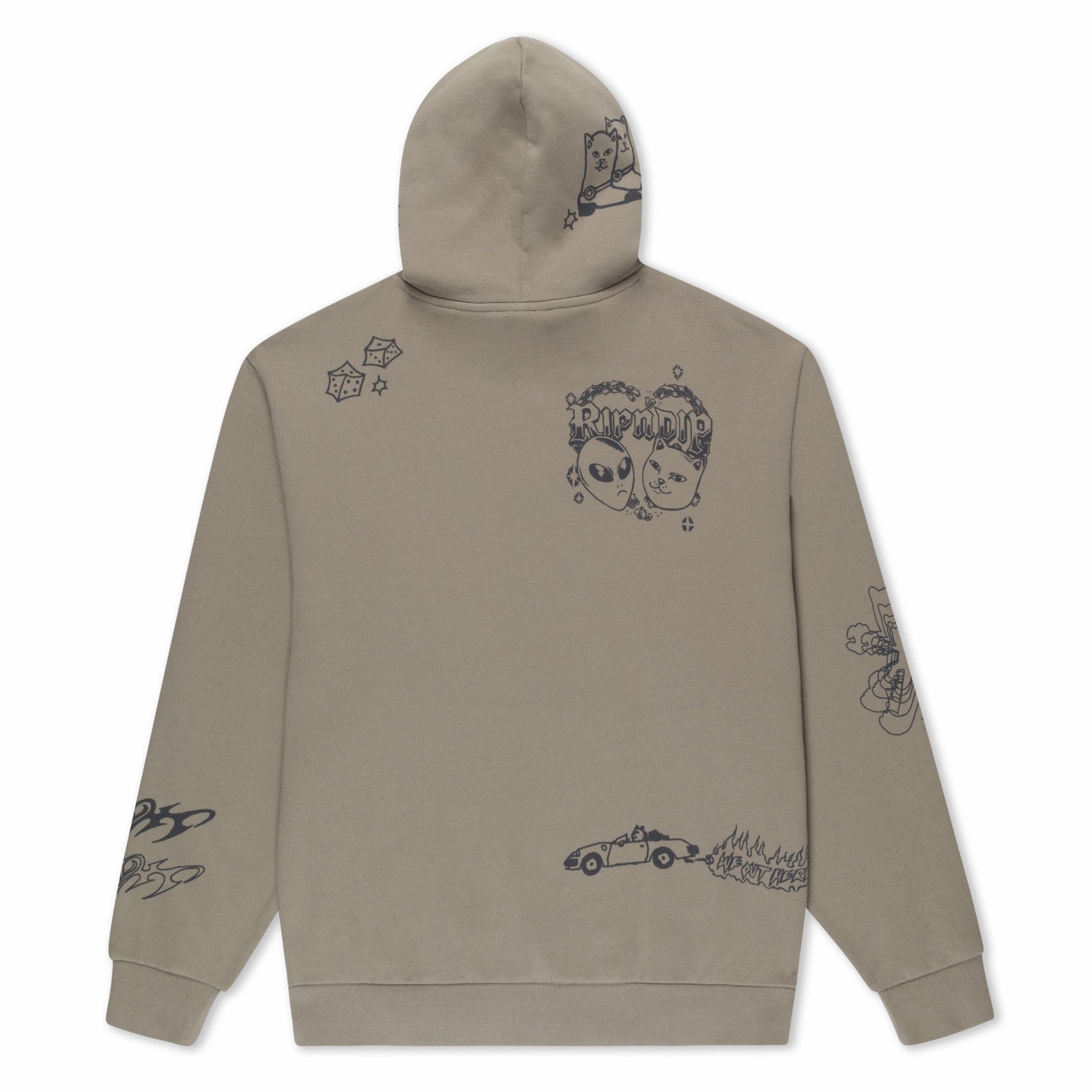 Westside Hoodie (Dark Sand) - Ripndip