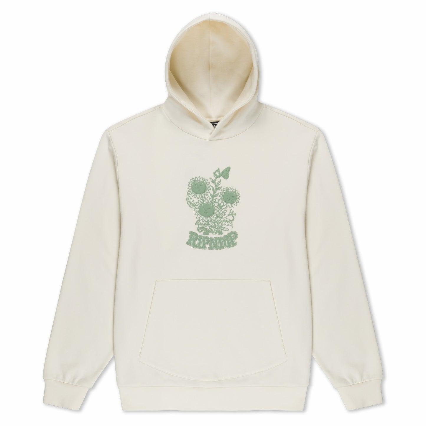 Where The Flowers Bloom Hoodie (Bone) - Ripndip