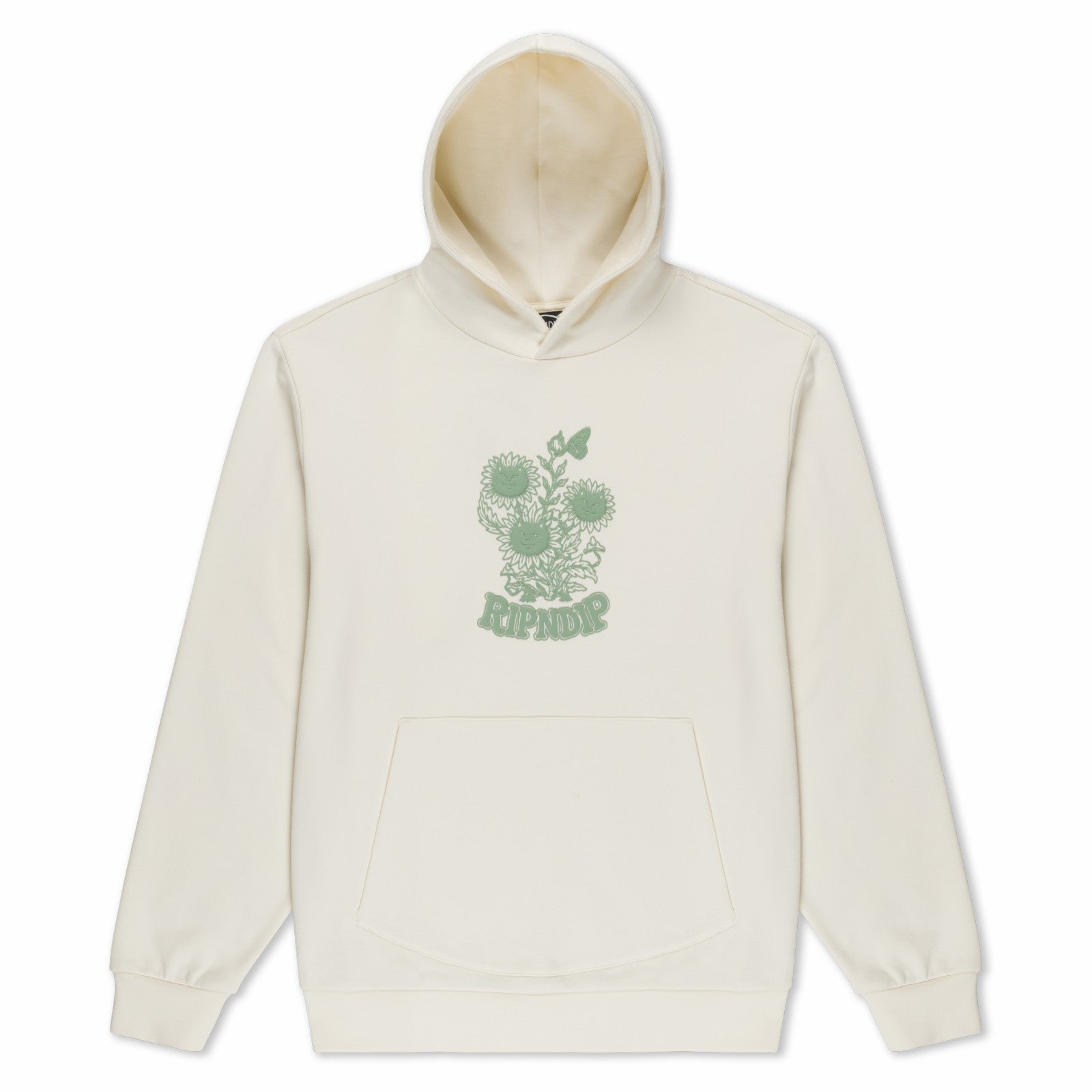 Where The Flowers Bloom Hoodie (Bone) - Ripndip