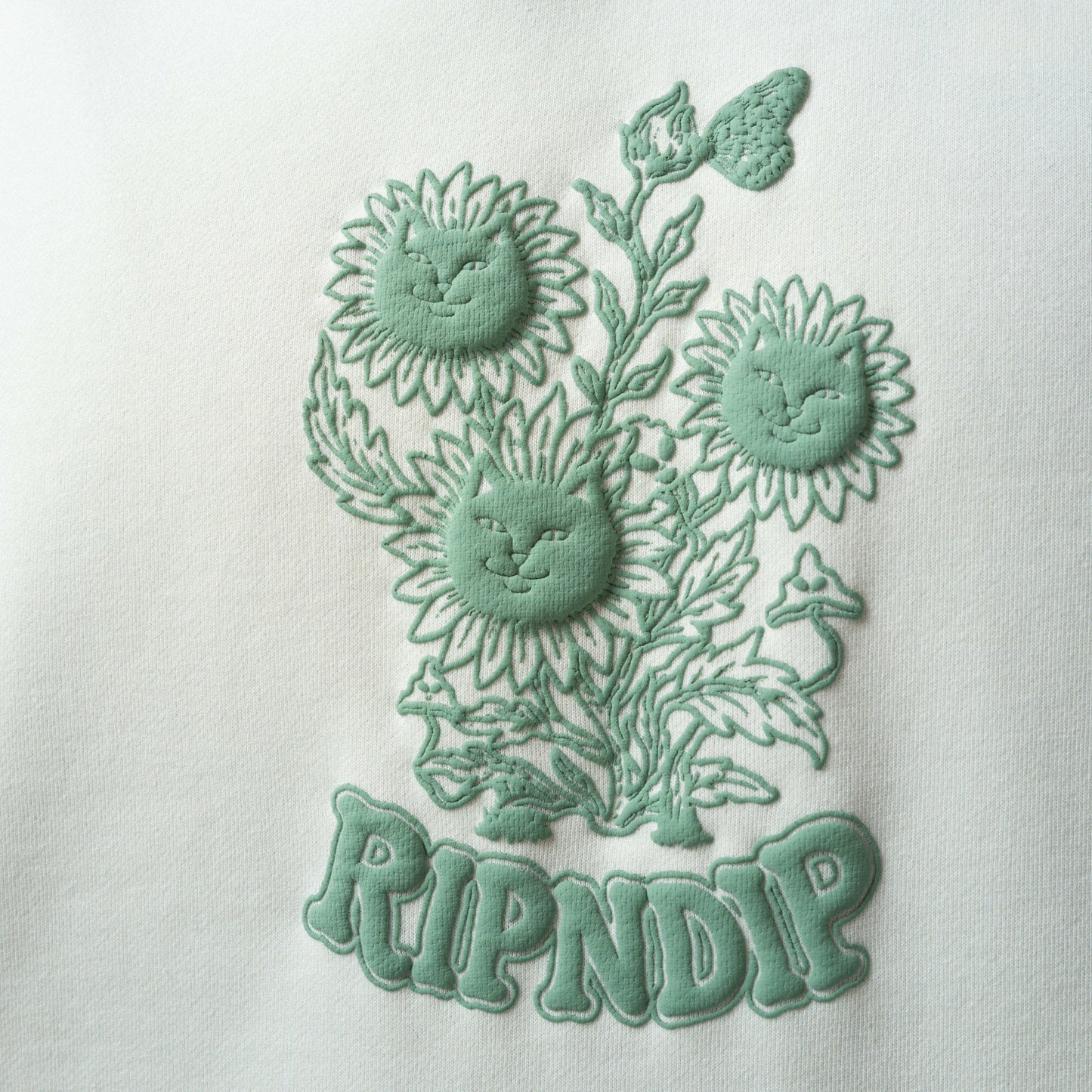 Where The Flowers Bloom Hoodie (Bone) - Ripndip