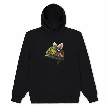 Born To Chill Hoodie (Black) - Ripndip