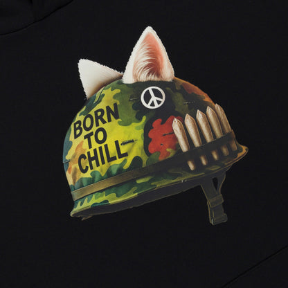 Born To Chill Hoodie (Black) - Ripndip