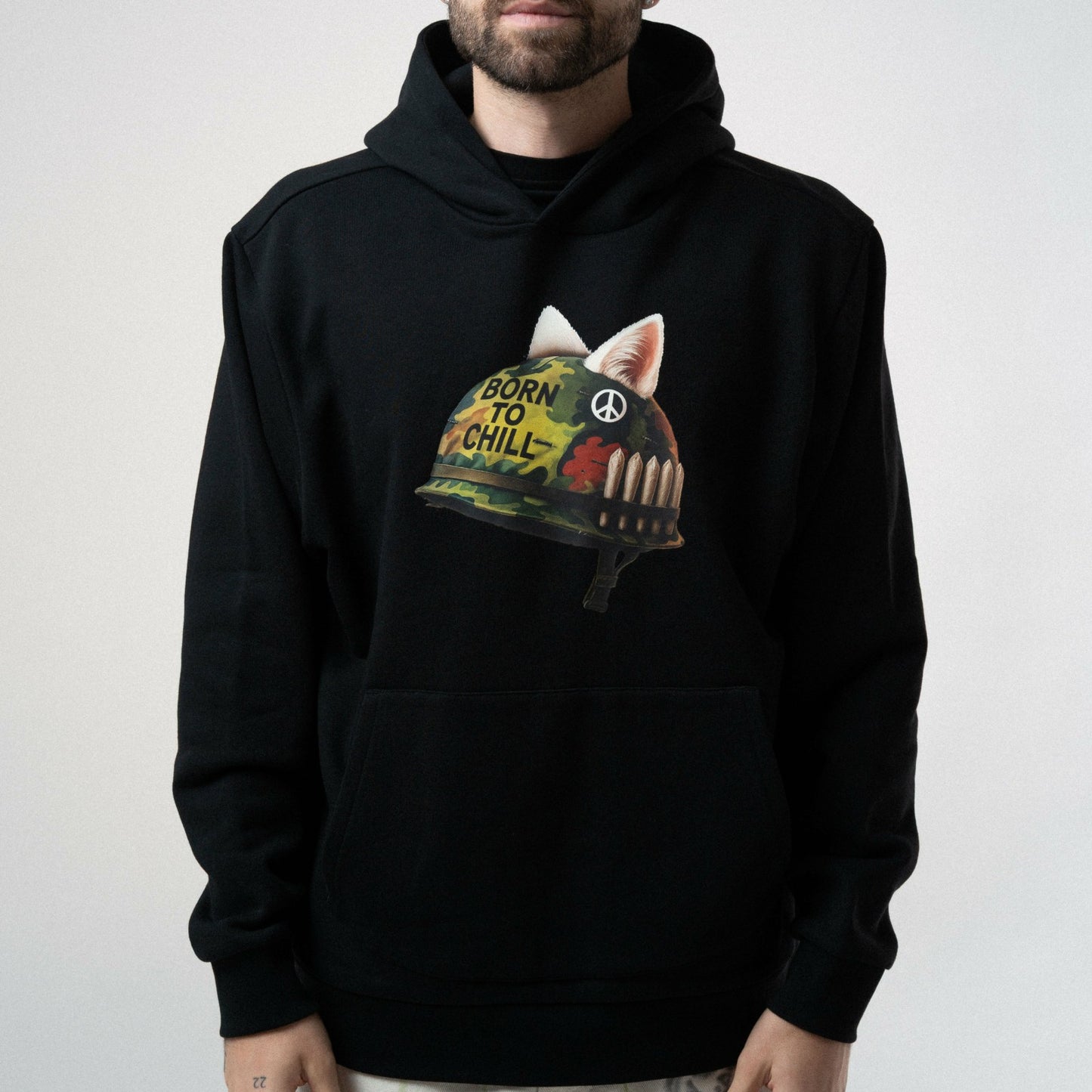 Born To Chill Hoodie (Black) - Ripndip