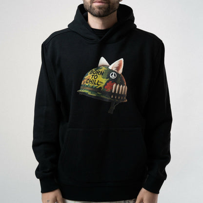 Born To Chill Hoodie (Black) - Ripndip
