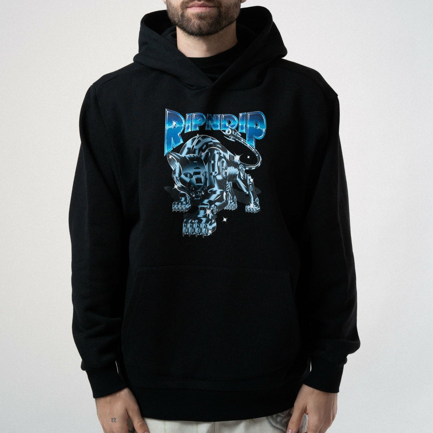 Cyborg Hoodie (Black) - Ripndip