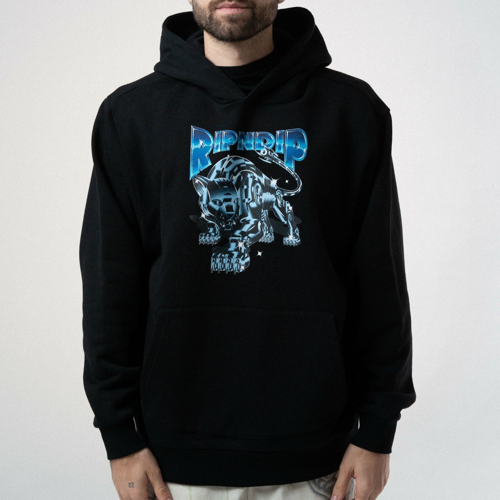 Cyborg Hoodie (Black) - Ripndip