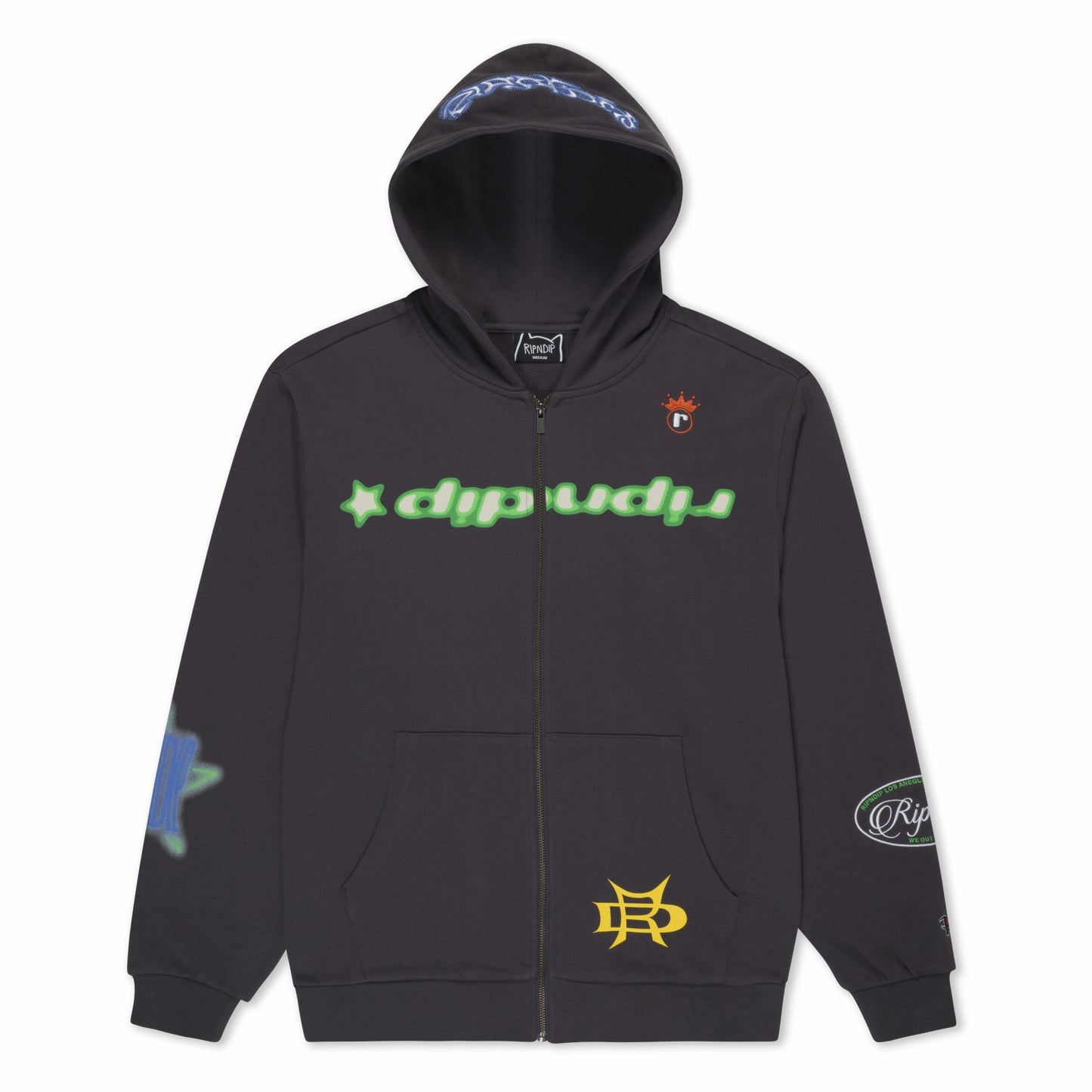 Allure Zip Hoodie (Black) - Ripndip
