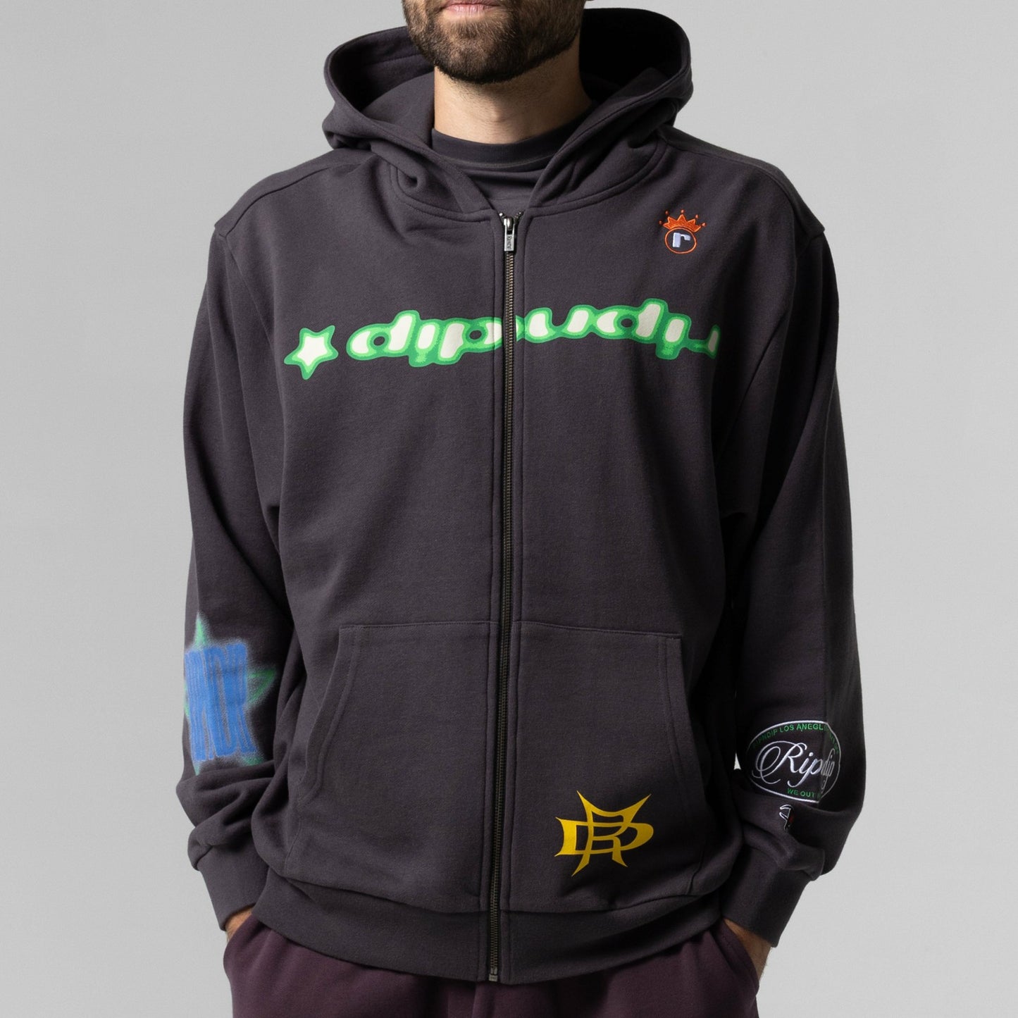 Allure Zip Hoodie (Black) - Ripndip