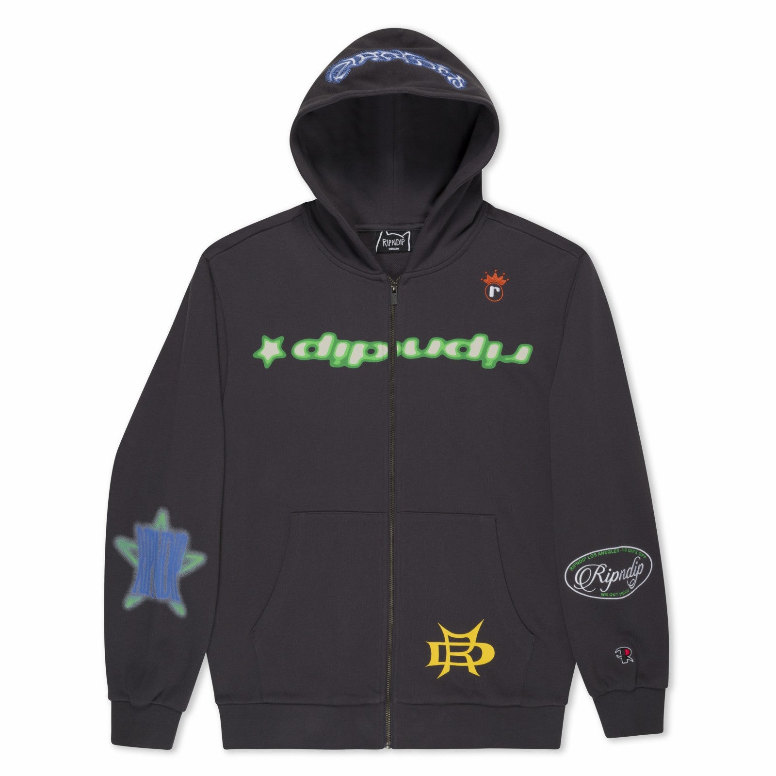 Allure Zip Hoodie (Black) - Ripndip