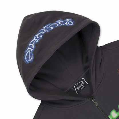Allure Zip Hoodie (Black) - Ripndip