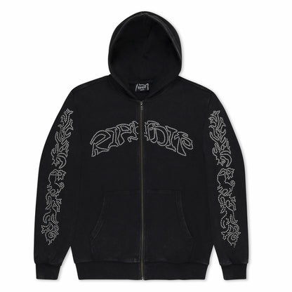 Pretty Flacko Zip Hoodie (Black Vintage Wash) - Ripndip