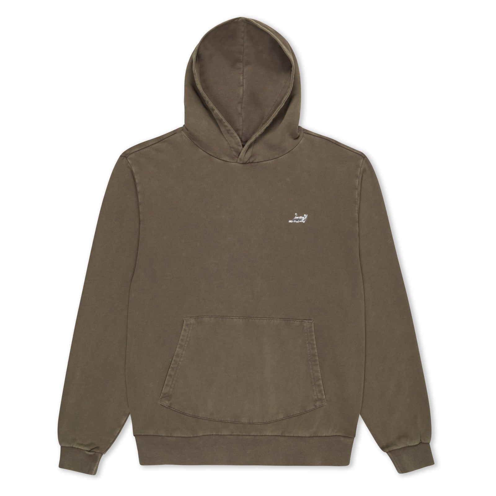 Castanza Hoodie (Brown Vintage Wash) - Ripndip