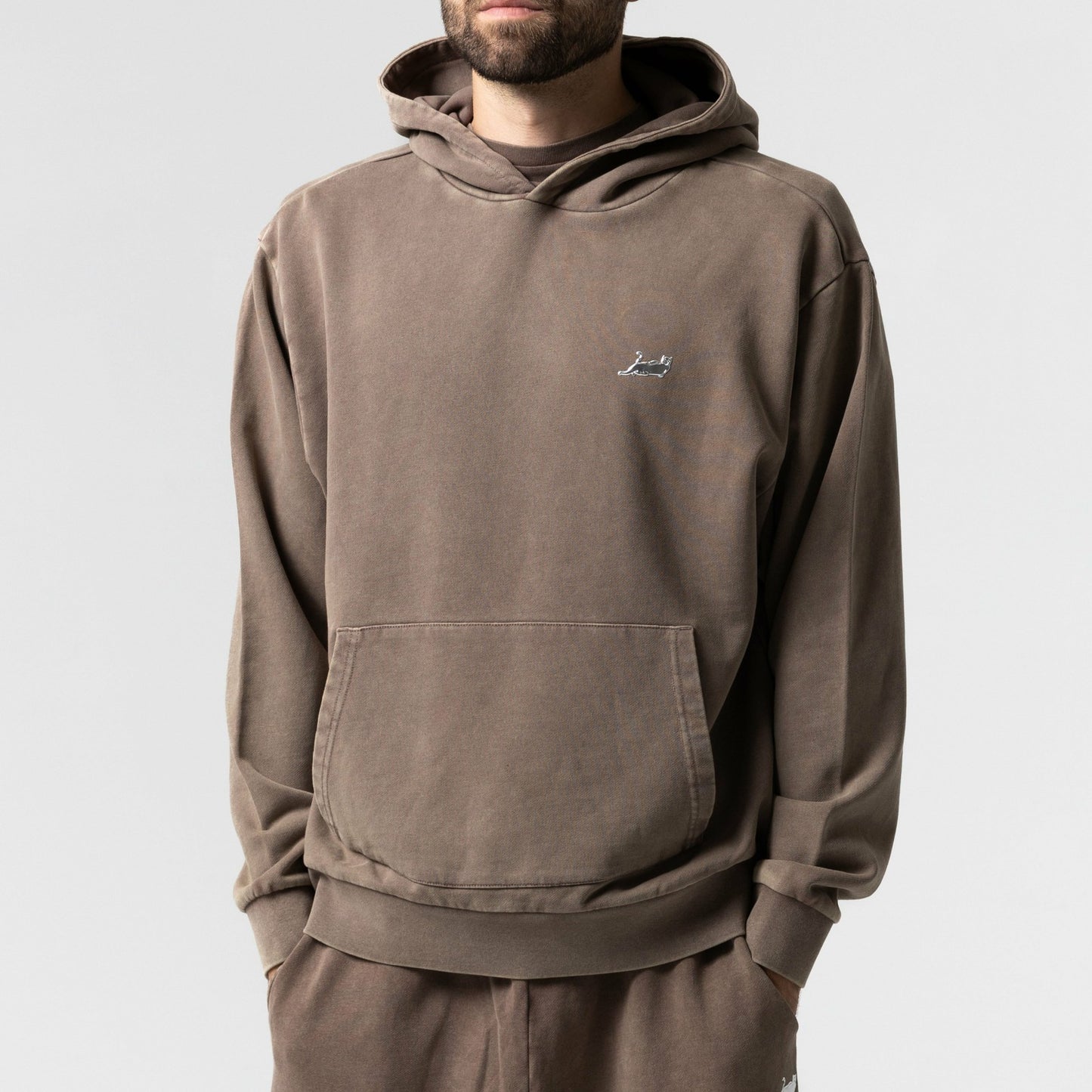 Castanza Hoodie (Brown Vintage Wash) - Ripndip