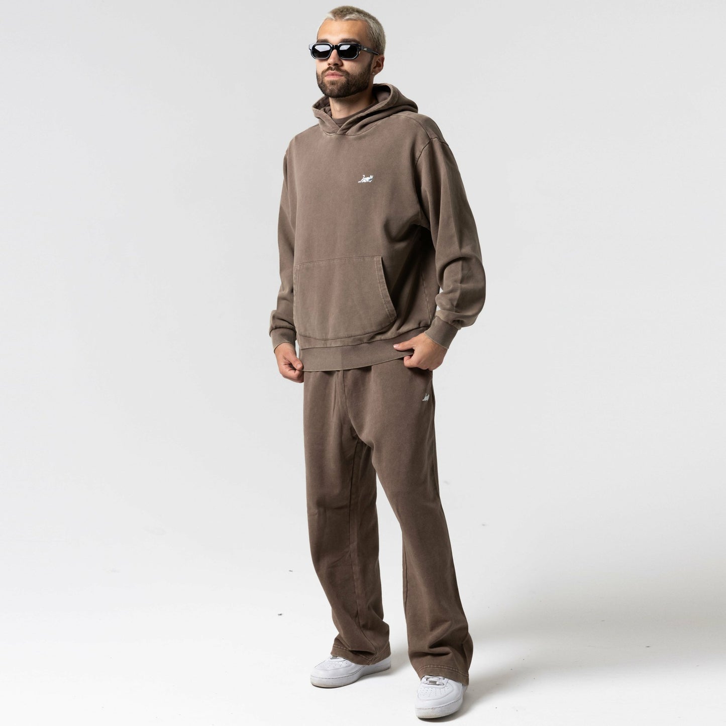 Castanza Hoodie (Brown Vintage Wash) - Ripndip