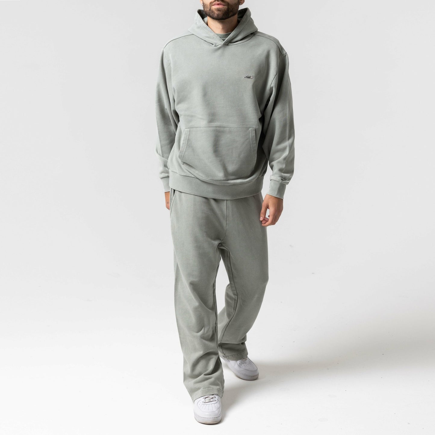 Castanza Hoodie (Sage Vintage Wash) - Ripndip