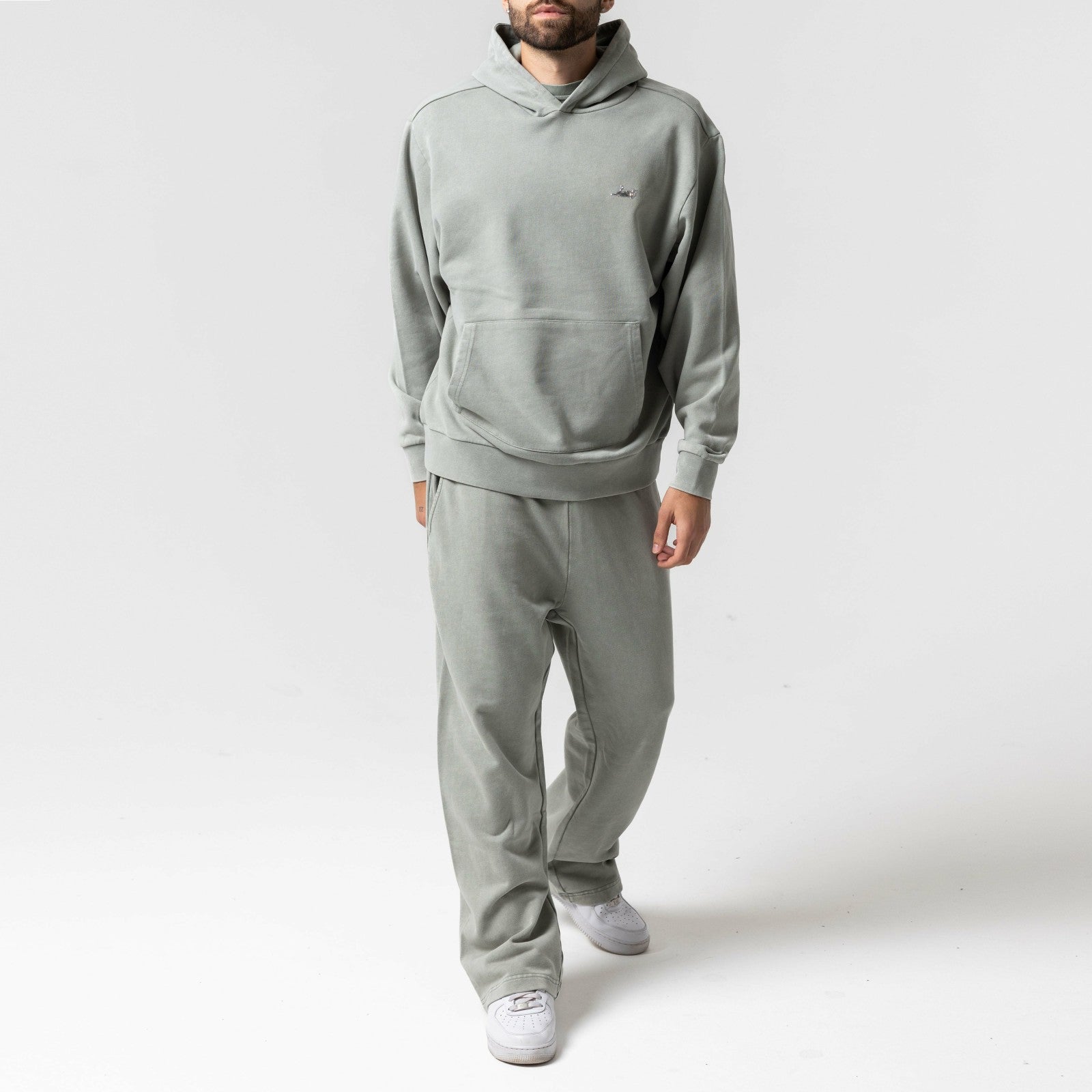 Castanza Hoodie (Sage Vintage Wash) - Ripndip