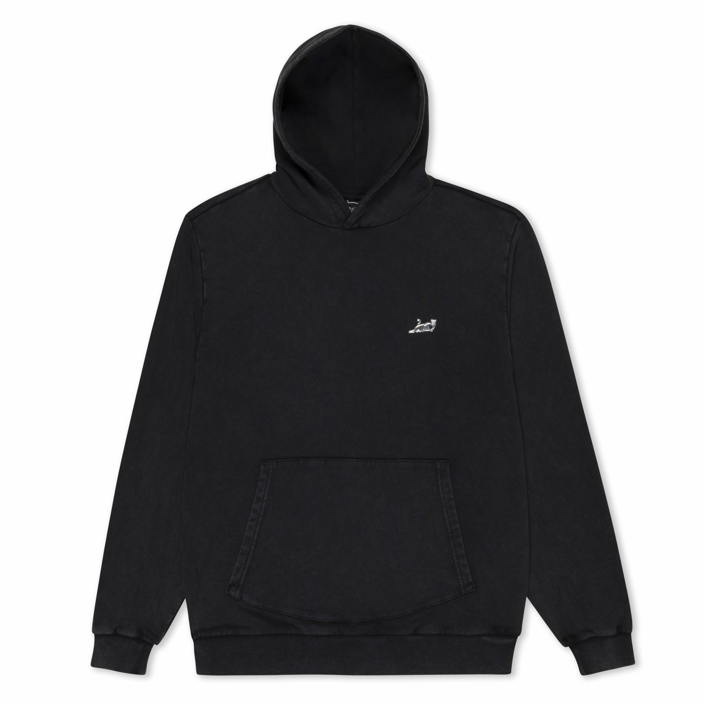 Castanza Hoodie (Black Vintage Wash) - Ripndip