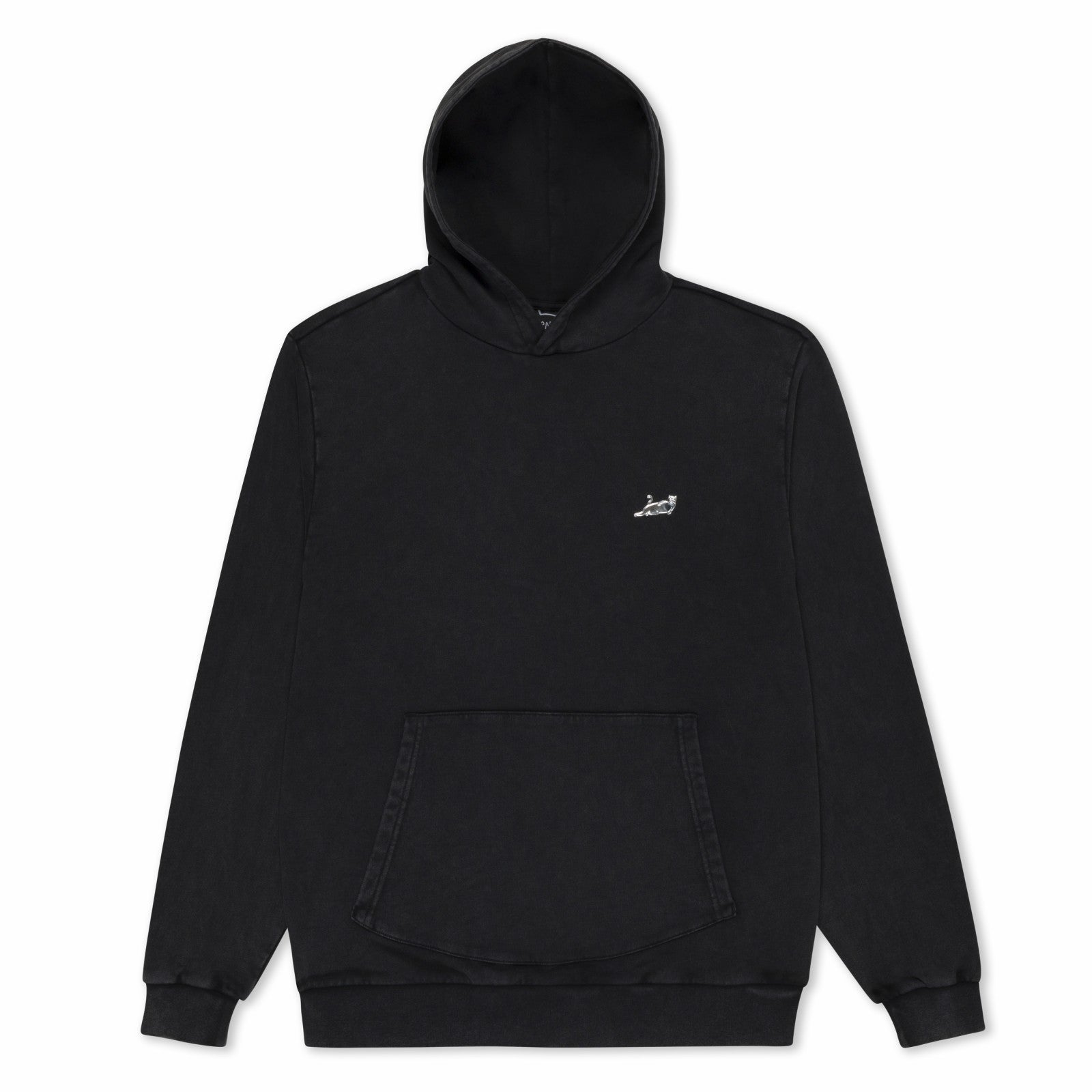 Castanza Hoodie (Black Vintage Wash) - Ripndip