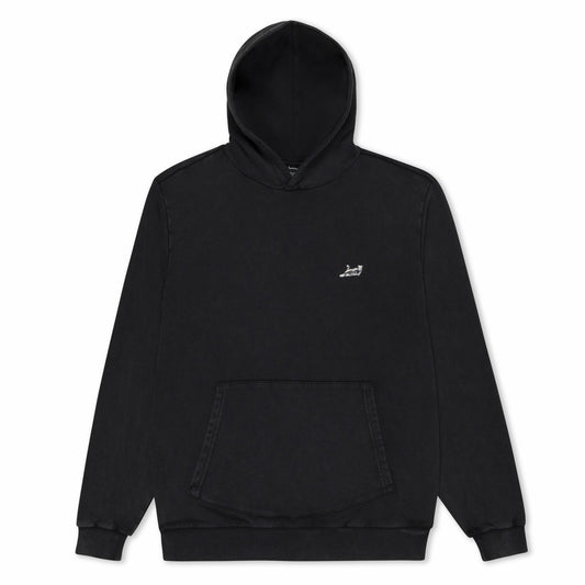 Castanza Hoodie (Black Vintage Wash) - Ripndip