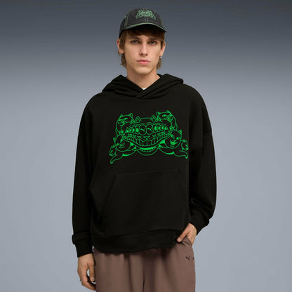 PUMA X RIPNDIP Boxy Graphic Hoodie (Puma Black) - Ripndip