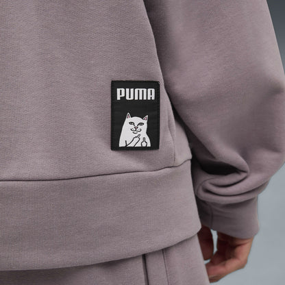 PUMA X RIPNDIP Boxy Graphic Hoodie (Plum Jam) - Ripndip