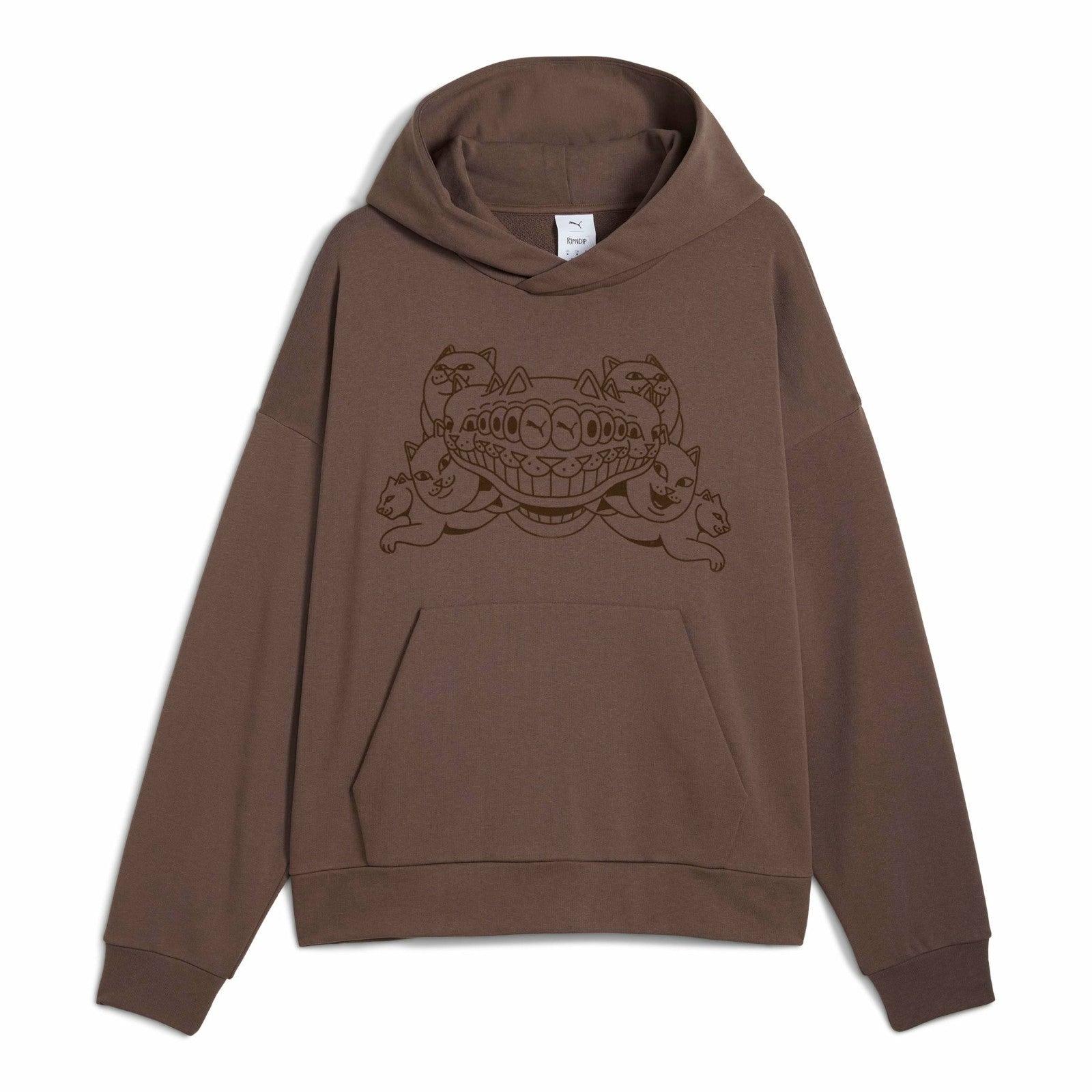 PUMA X RIPNDIP Boxy Graphic Hoodie (Flat Bronze) - Ripndip