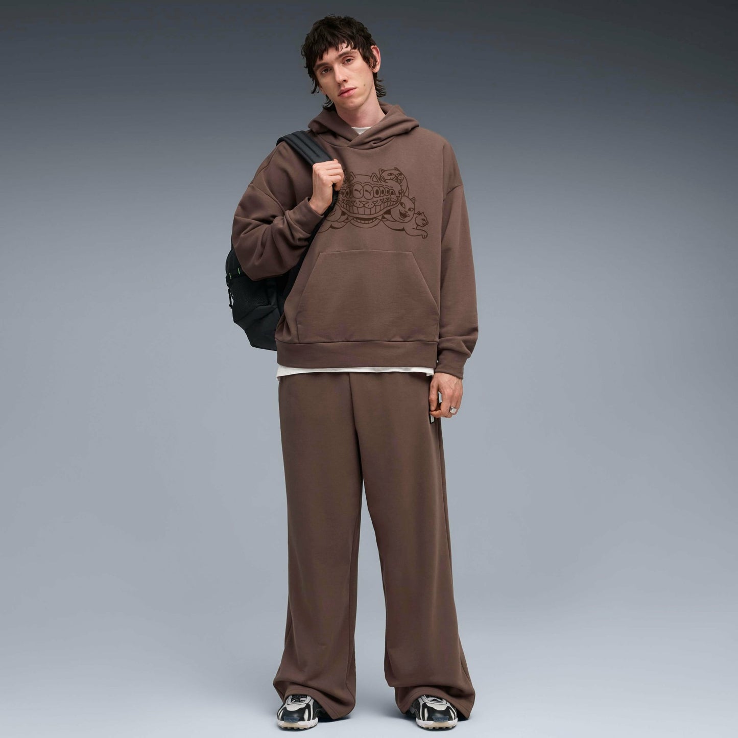 PUMA X RIPNDIP Boxy Graphic Hoodie (Flat Bronze) - Ripndip