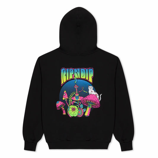 Psychedelic Hoodie (Black) - Ripndip