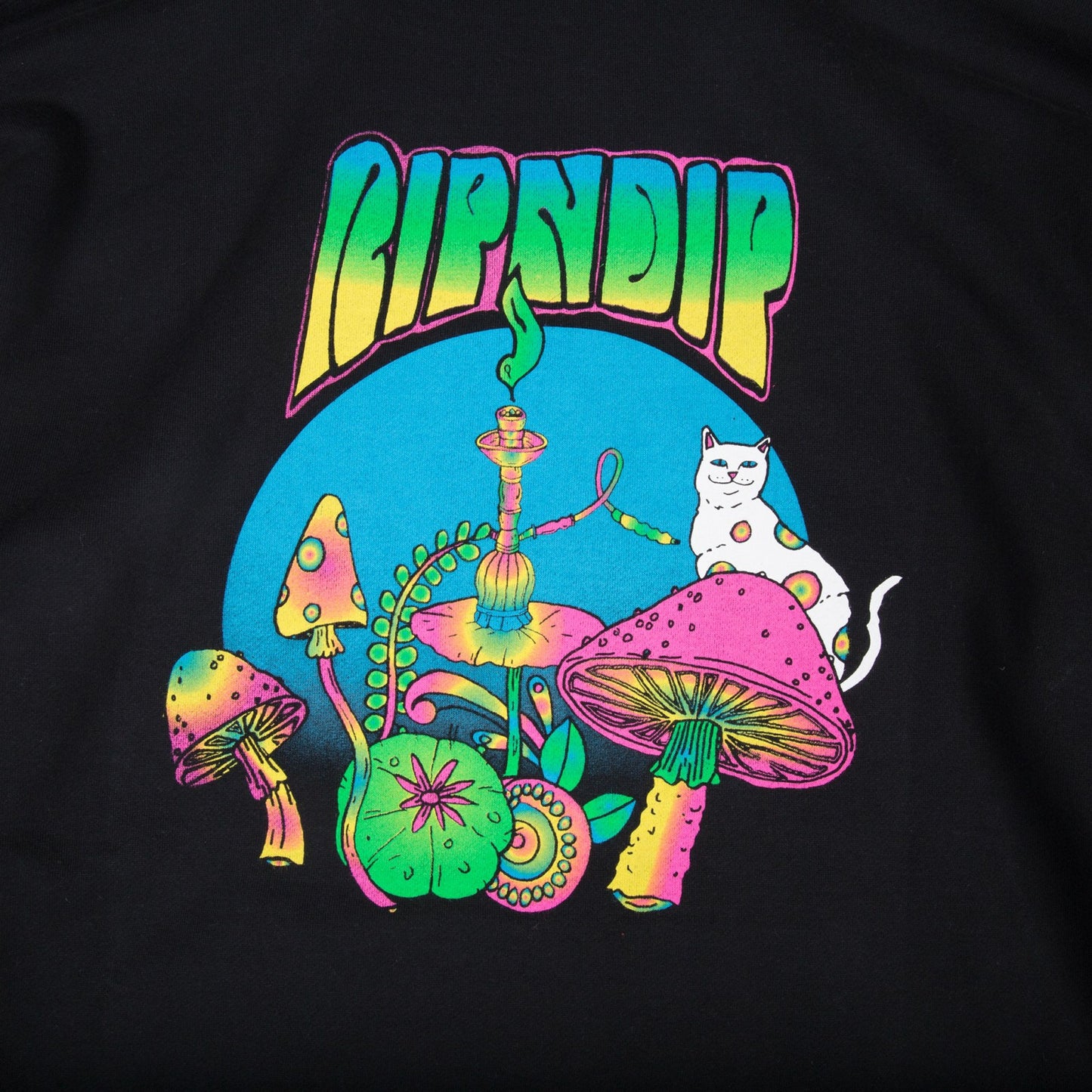 Psychedelic Hoodie (Black) - Ripndip