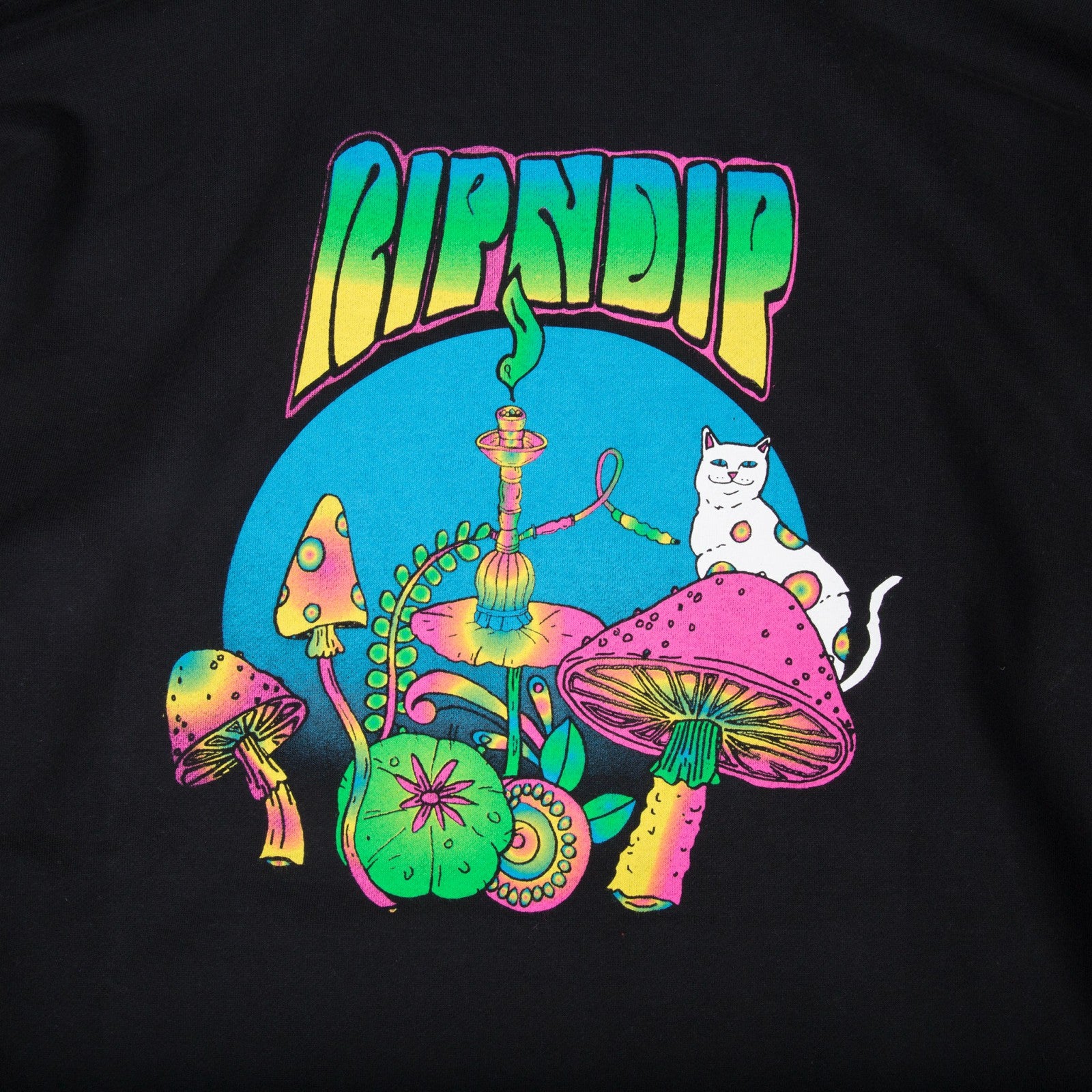 Psychedelic Hoodie (Black) - Ripndip